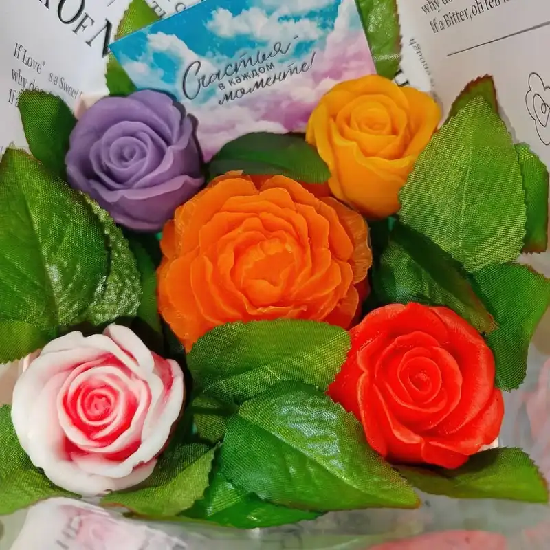 Букет из мыла