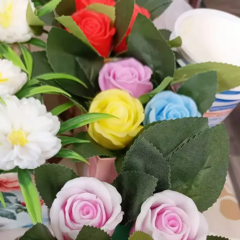 Букет из мыла